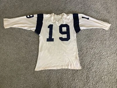 Camiseta de fútbol americano Russell Southern de colección rara mediana escuela secundaria universidad 19 Foto 1 de 4