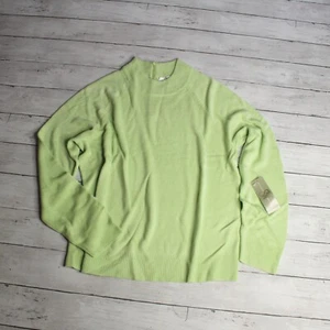 Studio Works Women's Pullover Sweater Size PL Large Petite Green - Picture 1 of 12
