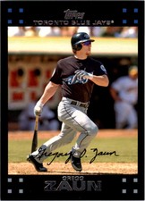 2007 Topps Baseball #36 Gregg Zaun