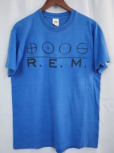 Vintage R.E.M. Metal Tour 80s T Shirt Size Large - Picture 1 of 6
