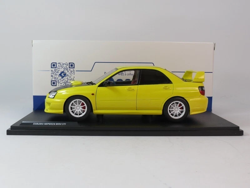 Solido Subaru Impreza WRX STI Streetfighters yellow 2003 1/18 S1812302