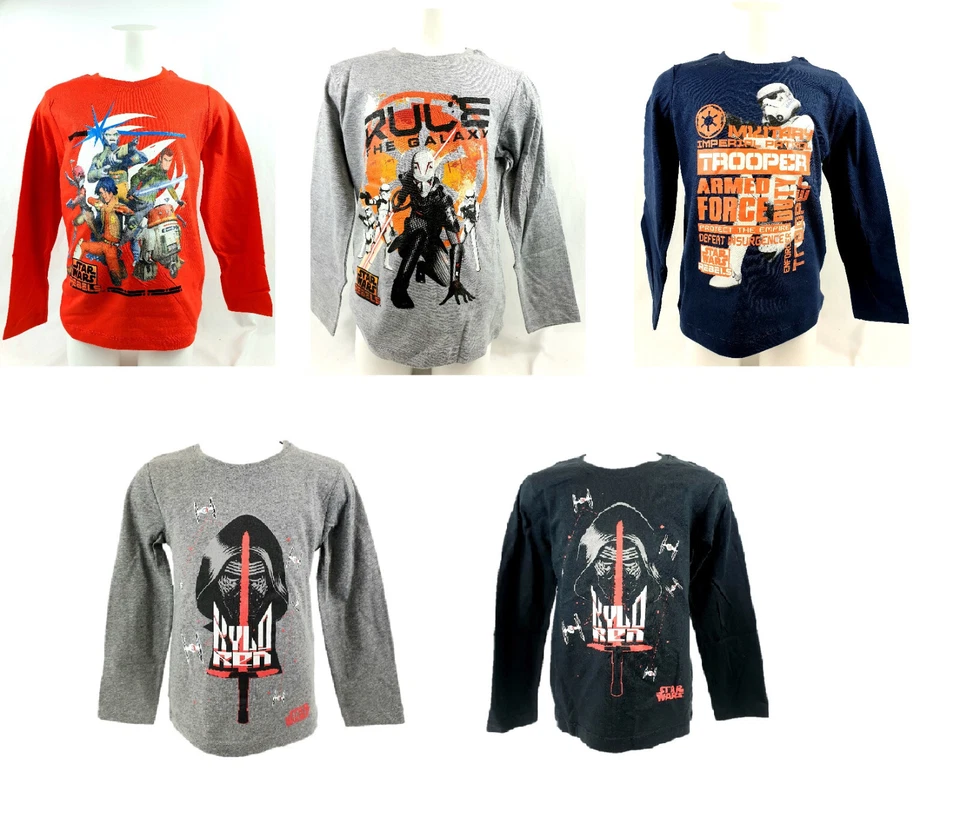 SUN CITY Star Wars Kylo Ren Trooper Jedi Langarm T-Shirt Pullover Sweatshirt Shirt