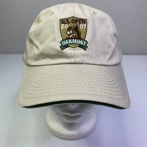 2007 US Open Oakmont Golf USGA Member Khaki Beige Baseball Cap Hat Adjustable - Picture 1 of 6