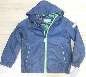 Michael Kors boy coat water repellent navy blue raincoat jacket 6-7 y New BNWT - Picture 1 of 7