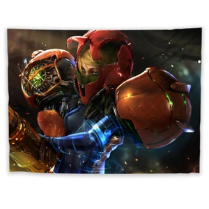 METROID Samus Aran Tapestry Art Wall Hanging Cover Poster - Picture 1 of 8