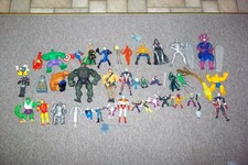 Huge lot vintage Galactus Marvel Avengers Captain Planet Spawn loose figures 30+