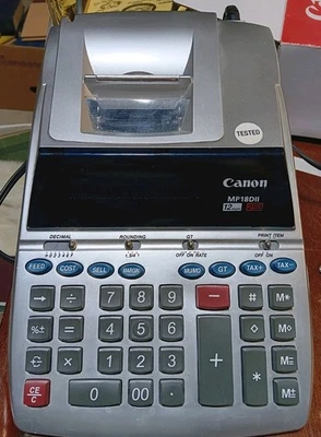 Canon MP11DX 12-Digit 2-Color Printing Calculator Used G/C Tested.  - Image 1 of 4