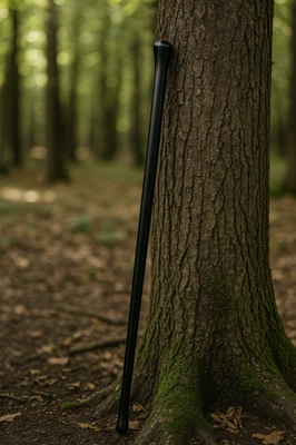 Vintage Style Rosewood Walking Stick – Natural Solid Iron Wood Safari Cane 36 in - Image 1 of 4