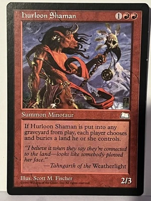 Hurloon Shaman Weatherlight NM MTG Magic Fast Shipping - Image 1 of 2