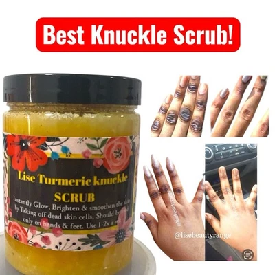Lise AHA + TURMERIC Knuckle scrub & Skin Corrector, Feet, Elbows, Knuckle & Knee - Image 1 of 2