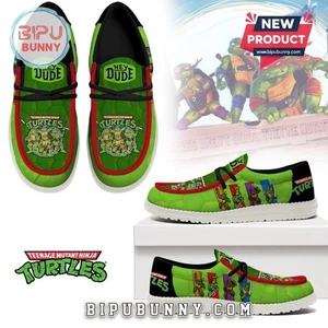 The Teenage Mutant Ninja Turtles Loafer Shoes Ninja Turtles Hey Dude Shoes - Picture 1 of 5