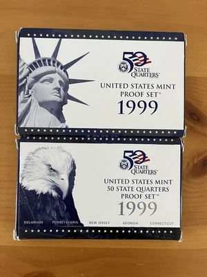 1999 S US Mint Proof Set And 50 State Quarter Proof Set - Image 1 of 4