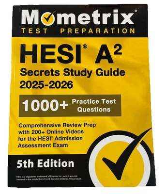 HESI A2 Secrets Study Guide [5th Edition] 2025-2026 - Image 1 of 2