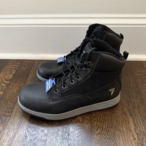 Goodyear Sketchers Herren Arbeitsstiefel schwarz Stahlkappe Größe 10 NEU Neu mit Etikett - Bild 1 von 13