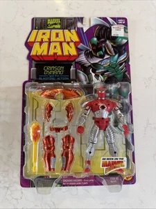 Crimson Dynamo from Iron Man Action Figure Marvel Comics Toybiz 1995 Vintage 90s - Picture 1 of 7
