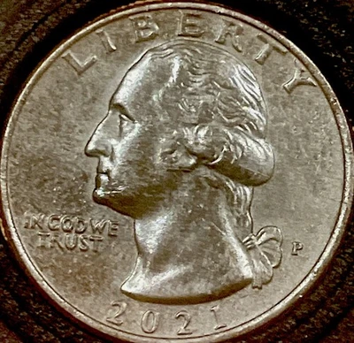 Improperly Annealed Error 2021 P Washington Crossing The Delaware Quarter Unc MS - Image 1 of 2