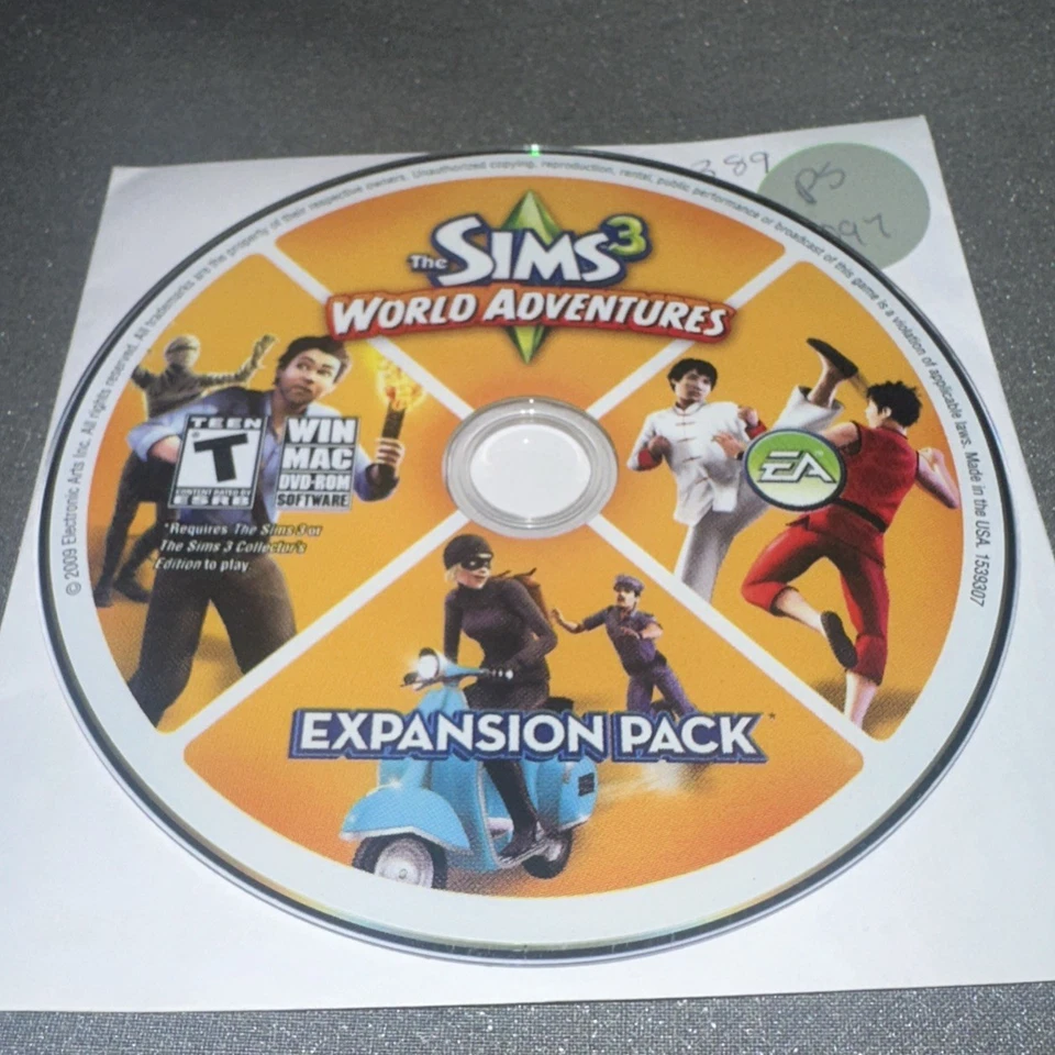 The Sims 3 World Adventures Expansion Pack Disc Only G389 - Image 1 of 1