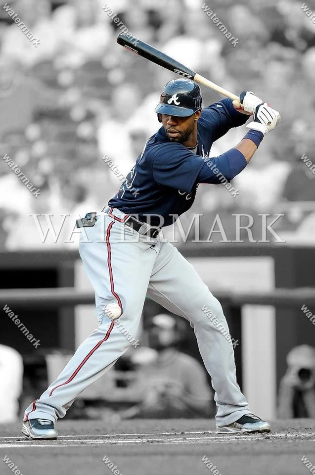 CY962 Jason Heyward Atlanta Braves 8x10 11x14 16x20 Spotlight Photo - Image 1 of 1