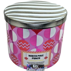Bath & Body Works North Pole Punch Scented Candle 3 Wick Large Christmas NEW - Picture 1 of 4