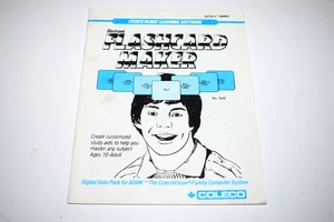Fabricante de tarjetas flash Coleco ADAM Canadá programa de computadora videojuego manual solamente - Imagen 1 de 2