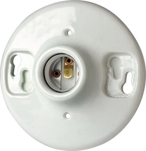 Leviton 49875-000 Aluminium 660 W 250 V Glühlampe mittlerer Sockel schlüssellose Lampenfassung - Bild 1 von 1