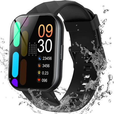 Smart Watch for Men Women, 5ATM Waterproof for Swimming, Fitness Activity  - Image 1 of 4