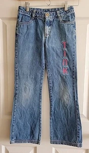 Disney Fairies "Tink" Jeans Girls 7/8 - Picture 1 of 18