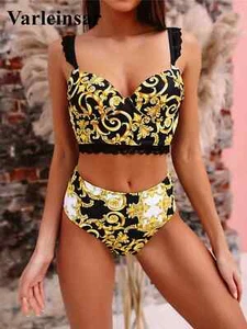 New Sexy High Waist Bikini Female Swimsuit Women Swimwear Two-pieces Bikini set - Picture 1 of 12