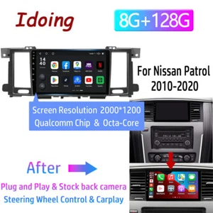 For Nissan Patrol 2010-2020 Carplay Android Car Stereo Radio GPS Navi WiFi - Picture 1 of 20