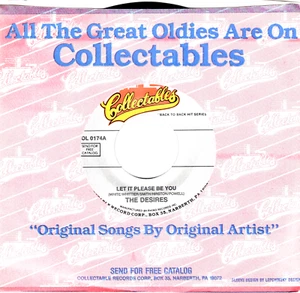 The Desires:   Let It Please Be You / Hey Lena .. 45 RPM 6554 - Picture 1 of 3