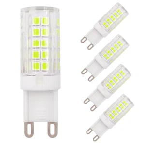 5pcs G9 Base Led Light Bulb 64-2835 SMD LED 5W 110V 120V Ceramics Light White H - Picture 1 of 6