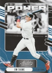 2021 Panini Absolute Power PO-11 Jim Thome - Picture 1 of 2