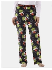 Grinch Women’s Velour Sleep Pajamas Lounge Pants Size 2X NWT - Picture 1 of 6