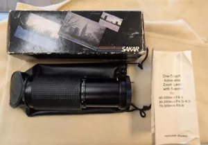 SAKAR MC Auto Zoom 1:4.5/4.8 f =80-250 mm - Vintage Camera Lens Japan Photo - Picture 1 of 7