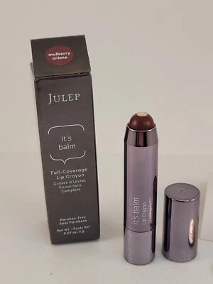 Crayón labial Julep It's Balm cobertura completa crema de morera 0,07 oz tamaño completo nuevo en caja Foto 1 de 4