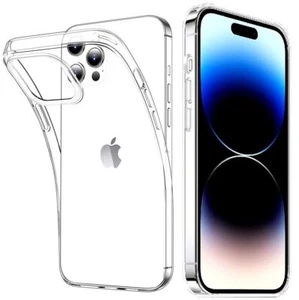COVER CUSTODIA GOMMA TPU IPHONE 15 PLUS  TRASPARENTE 1,5 MM - Foto 1 di 1
