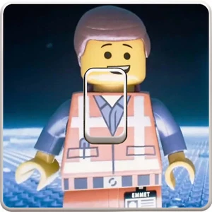 Lego Bricks Toy Movie Light Switch Vinyl Sticker Decal for Kids Bedroom #341 - Picture 1 of 1