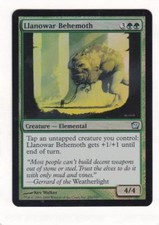 MTG: 9th Edition: Foil: Llanowar Behemoth