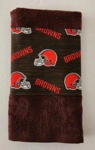 CLEVELAND BROWNS GOLF TOWEL 11” X 18” - FREE SHIPPING - Picture 1 of 2