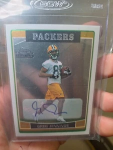 2006 Topps Chrome Greg Jennings Rookie Auto - Picture 1 of 2