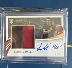 LaMelo Ball 2020 Panini ImmmaculateCollegiate Gold Series Auto Patch 02/25 - Picture 1 of 7