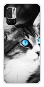 Coque en silicone imprimée compatible Xiaomi Redmi Note 10 Redmi Note 10S Chat y - Picture 1 of 3