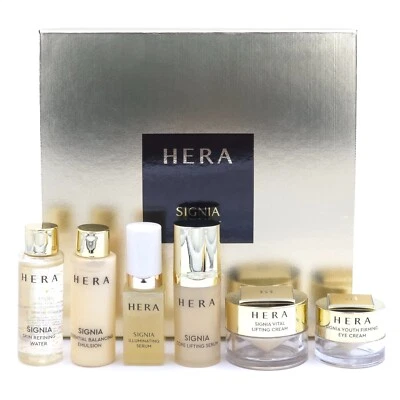 HERA Signia Deluxe Kit 6 Items Water Emulsion Serum Cream K-Beauty - Image 1 of 4