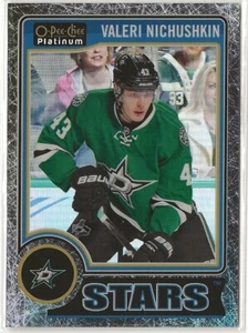 2014-15 O-Pee-Chee Platinum Black Ice #51 Valeri Nichushkin 04/25 Dallas Stars - Picture 1 of 2