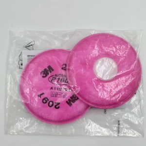 1 Pair 2091 Genuine 3M Respirator Filter P100, 2000 & 2200 Series - Made in USA - Picture 1 of 3