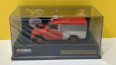 CORGI CLASSICS 1:43  50 YRS 07407 LAND ROVER CITY OF BATH FIRE BRIGADE / NEW - Image 1 of 4