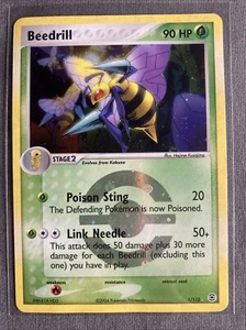 Pokemon TCG: Beedrill 1/112 (2004) FireRed LeafGreen • Reverse Holo Card - Picture 1 of 4