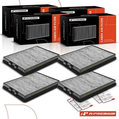 Filtro de aire de cabina de carbón activado 4 piezas para BMW 525i 530i 2001-2003 528i 540i M5 Foto 1 de 4