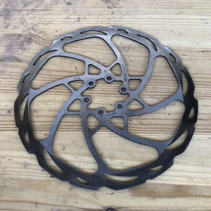 HAYES Rotor Bicicleta 203 mm Montaña Hidráulico MTB Freno de Disco 6 Pernos USADO - Imagen 1 de 10