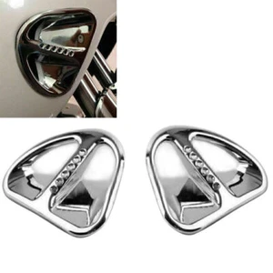 2x Chrom Goldwing Verkleidung Martini Lufteinlassgitter für Honda GL1800 2001-11 - Bild 1 von 7